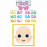 Pin Dummy On The Baby Fun Party Game Shower Celebration Sticker For   Pin The Dummy On The Baby Free Printable