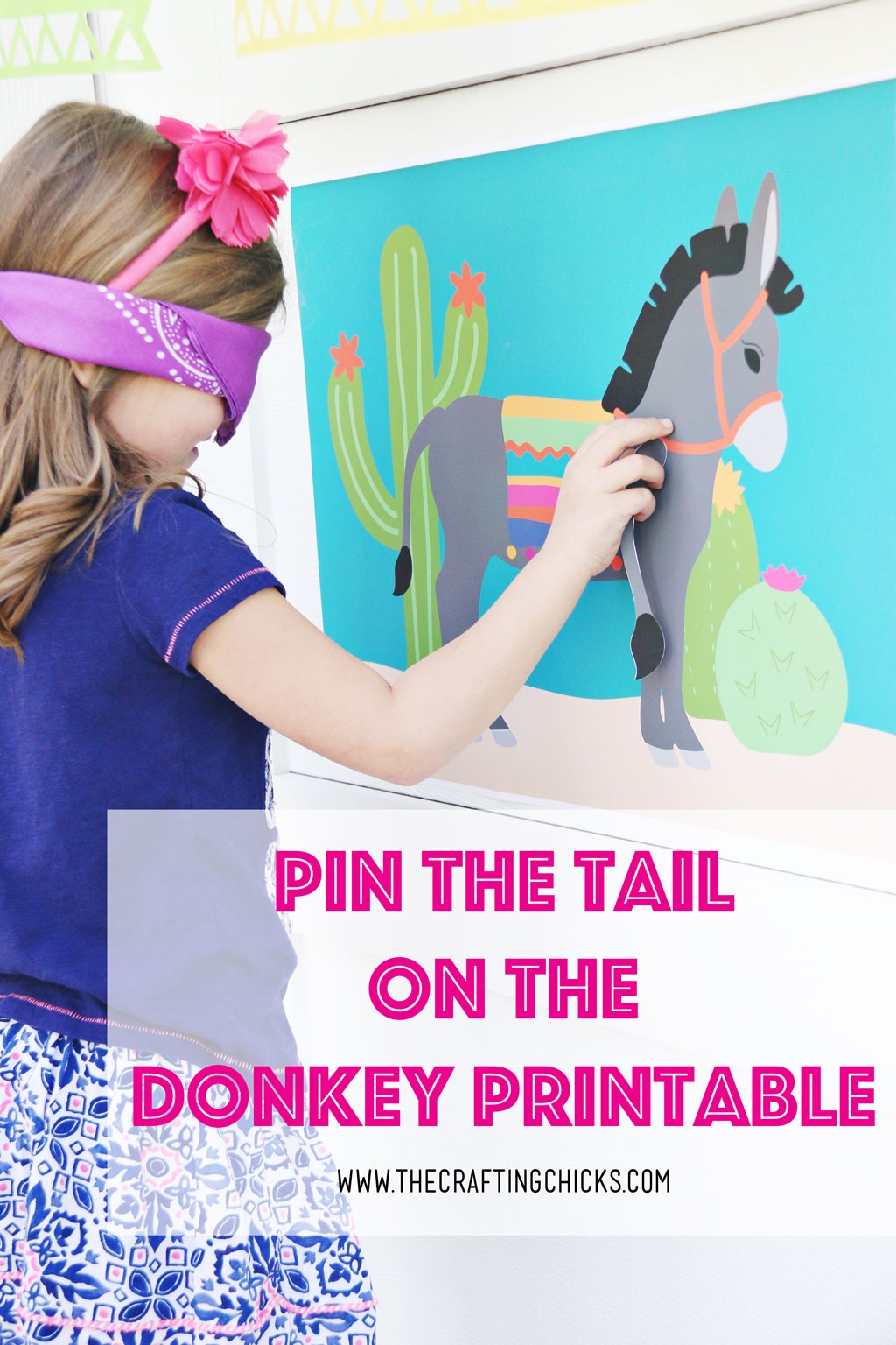 Pin The Tail On The Donkey - The Crafting Chicks - Free Printable Pin The Tail On The Cat