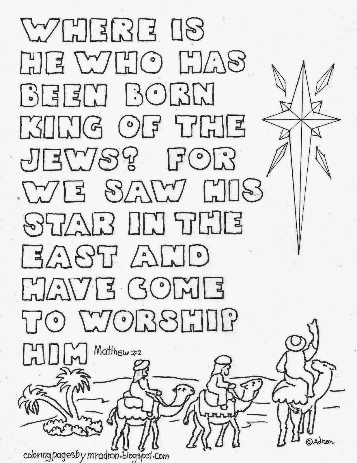 Free Printable Bible Christmas Coloring Pages Free Printable