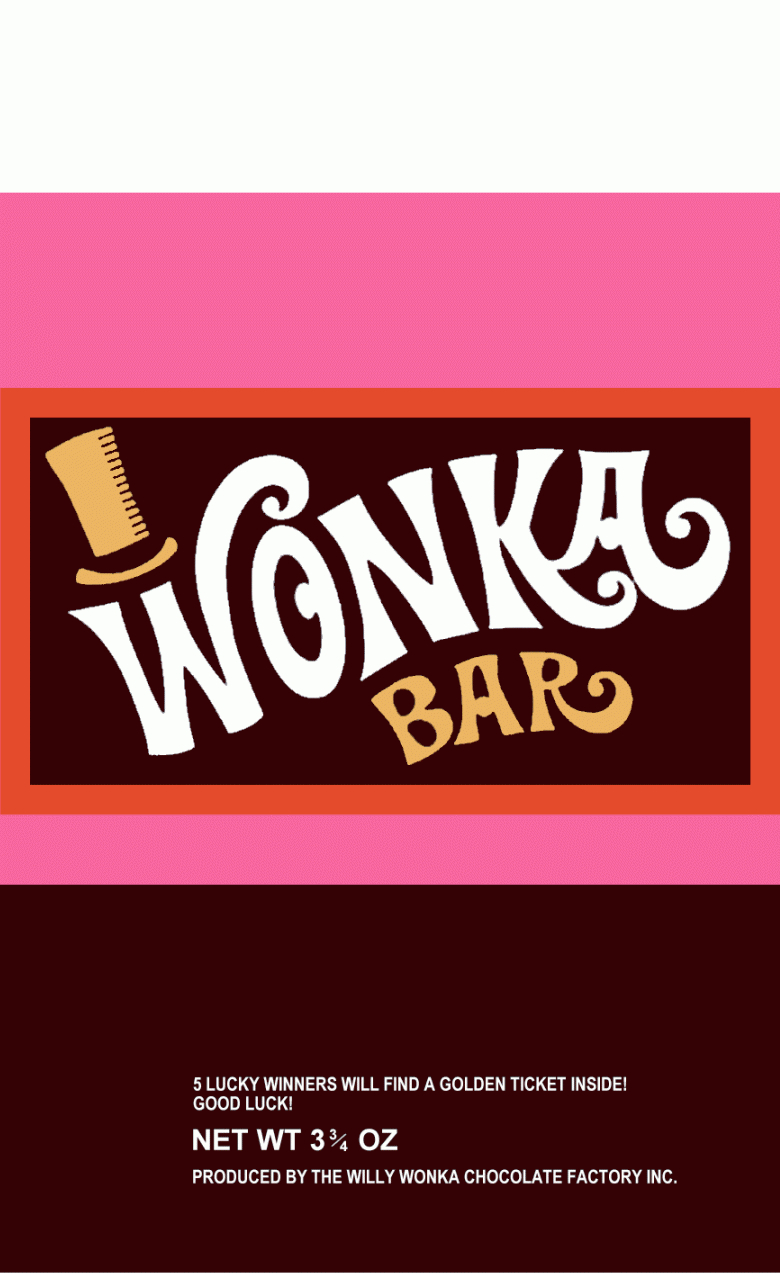 Free Printable Wonka Bar Wrapper Template Free Printable