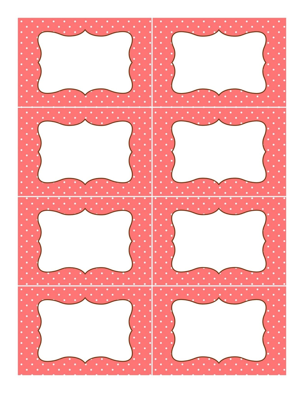  Free Printable Candy Buffet Labels Templates Free Printable