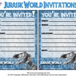 Pincrafty Annabelle On Dinosaurs Printables In 2019 | Birthday   Free Printable Jurassic Park Invitations