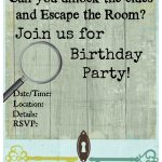Pinkiki On Γενέθλια | Escape Room, Escape Room For Kids   Printable Escape Room Free