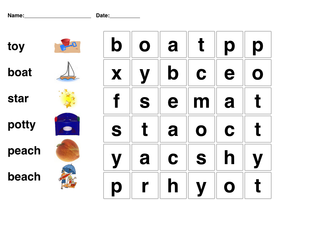 Pinmari On Phonetics | Kids Word Search, Kindergarten Word - Word Search Free Printable Easy