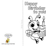 Pinreader Bee On Birthday Celebration   Bee Style | Free   Free Printable Birthday Cards
