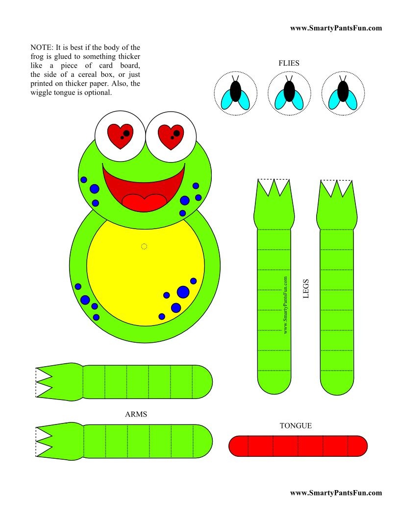 Pintammy Strickler On Printables | Frog Crafts, Frog Crafts - Free Printable Craft Activities