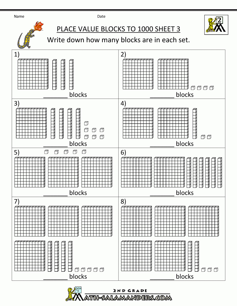 Make A Base Ten Numbers Worksheets