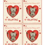 Pinterest   Free Printable Cat Valentine Cards