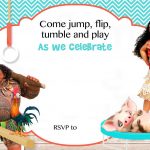 Pinterest   Free Printable Moana Birthday Invitations