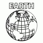 Planet Earth Coloring Page   A Free Science Coloring Printable   Free Printable Earth Pictures