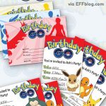Pokémon Go: Birthday Go Free Printable Invitations | Pokemon Go   Free Printable Pokemon Birthday Invitations