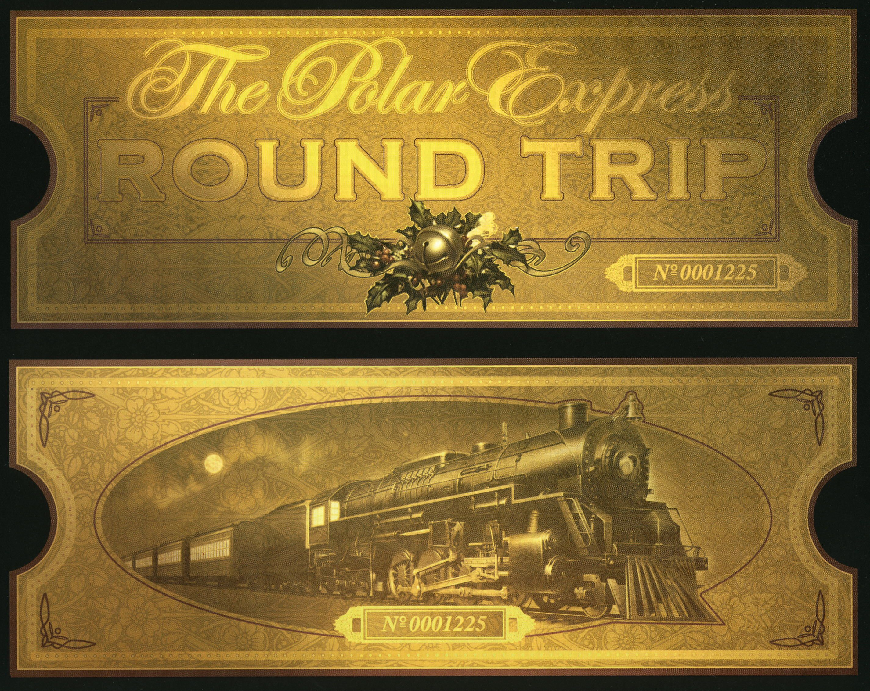 Printable Polar Express Tickets Prntbl concejomunicipaldechinu gov co