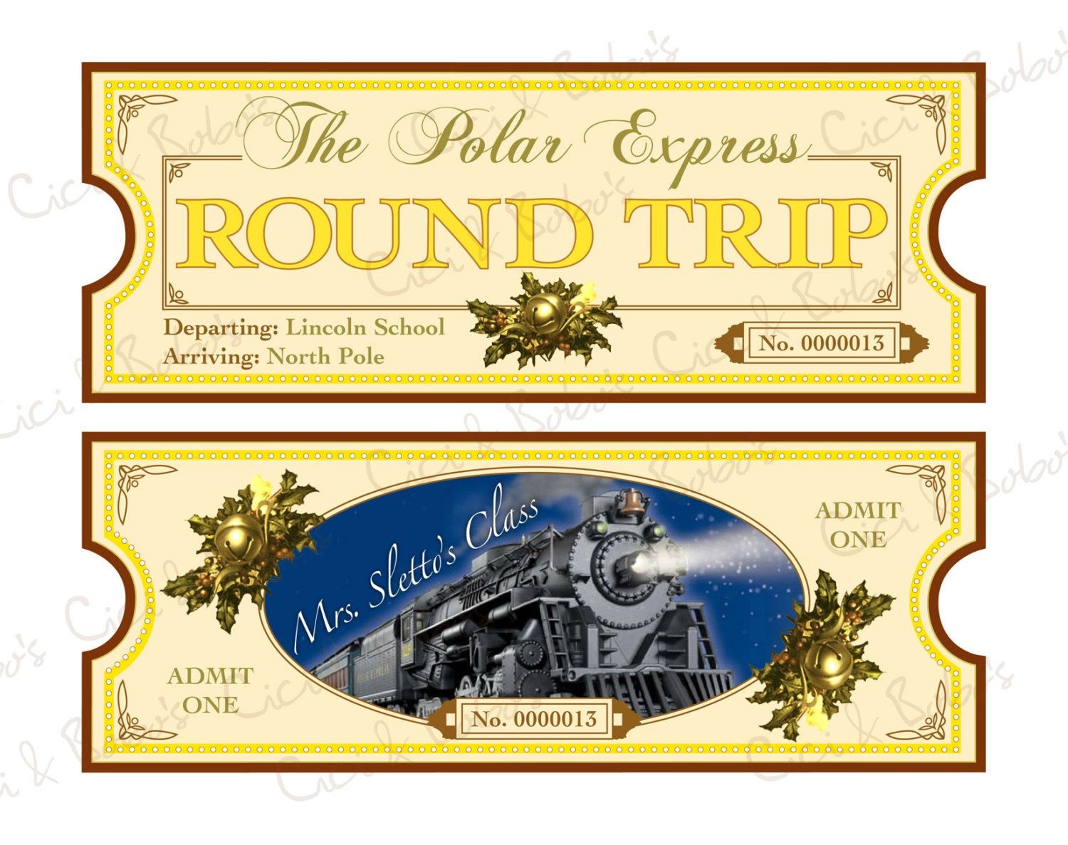 Polar Express Ticket Template Printable | Polar Express | Polar - Free Polar Express Printable Tickets