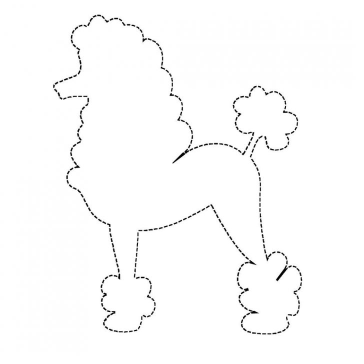 Free Printable Poodle Template