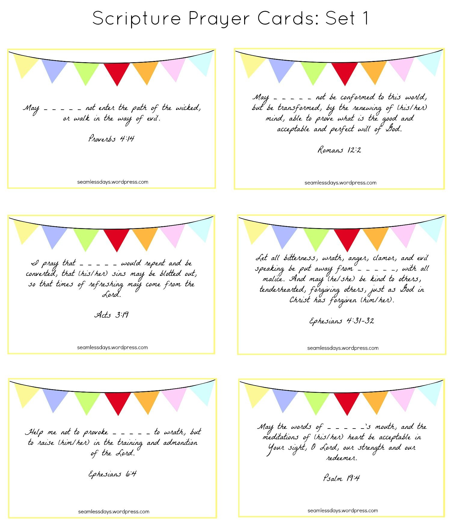 Praying For Your Children: A Free Printable | Prayer Ideas | Praying - Free Printable Prayer Cards