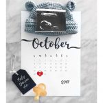 Pregnancy Announcement | Printable Calendar | Due Date Reveal | Baby   Free Printable Pregnancy Announcement Cards
