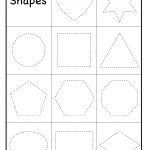 Preschool Shapes Tracing Worksheet | Buku Zizah | Preschool   Free Printable Shapes Worksheets For Kindergarten