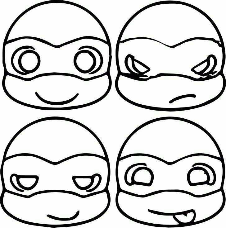 Teenage Mutant Ninja Turtles Free Printable Mask