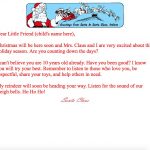 Print At Home Letters From Santa | Santa Claus Museum   Free Personalized Printable Letters From Santa Claus