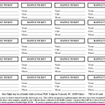 Print Raffle Tickets Template   Tutlin.psstech.co   Free Printable Raffle Tickets With Stubs