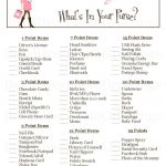 Printable Baby Shower Game What S In Your Pursephotogreetings   Free Printable What&#039;s In Your Purse Game