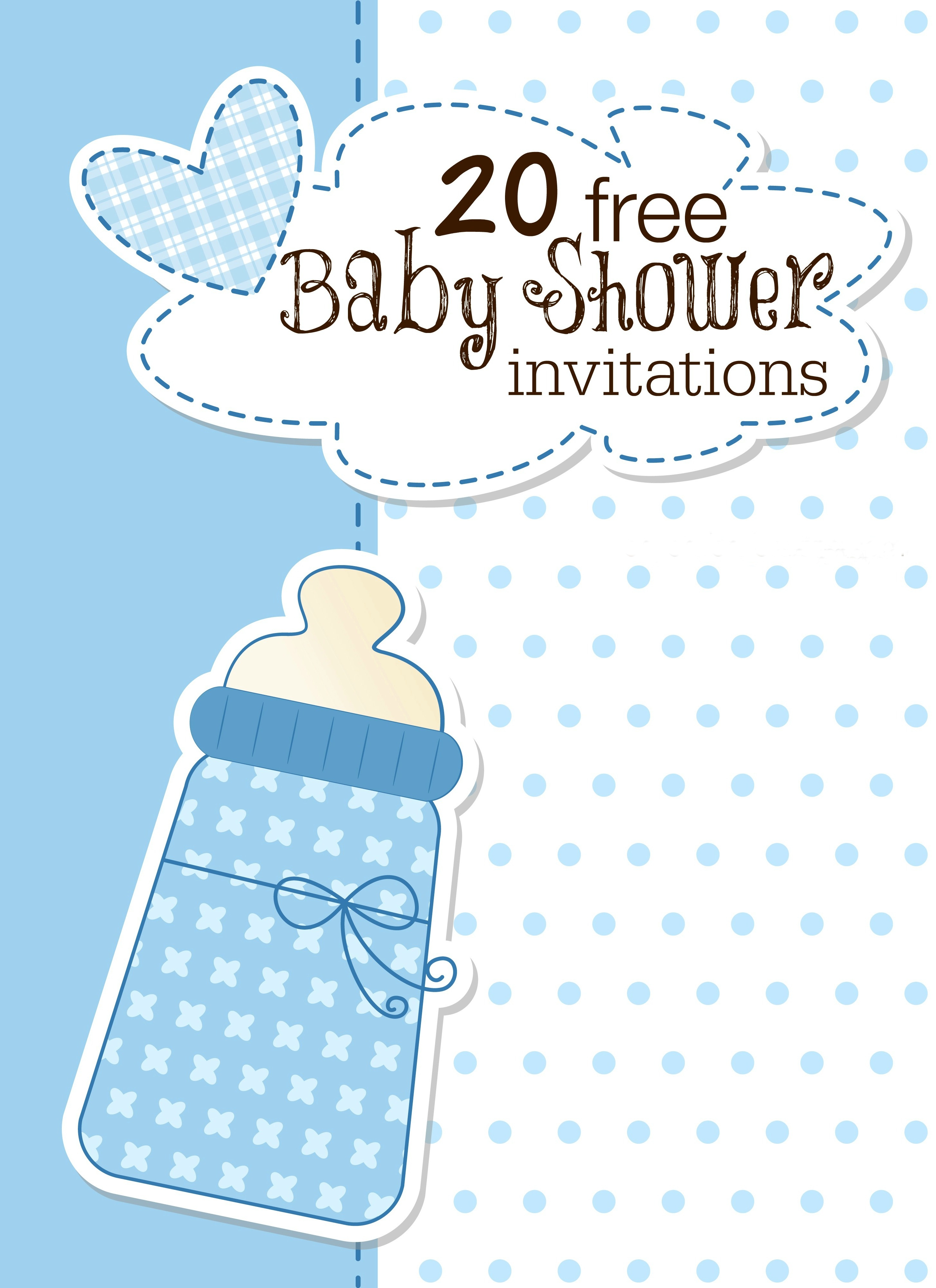 Baby Invitations Printable Free Free Printable