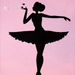 Printable (Ballerina Silhouette Pink)Artbykylieshai On Etsy | My   Free Printable Ballerina Silhouette
