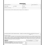 Printable Blank Bid Proposal Forms | Construction Proposal Bid Form   Free Printable Contractor Proposal Forms