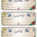 Printable Blank Gift Certificate Template Free Massage Awesome   Free Printable Tattoo Gift Certificates