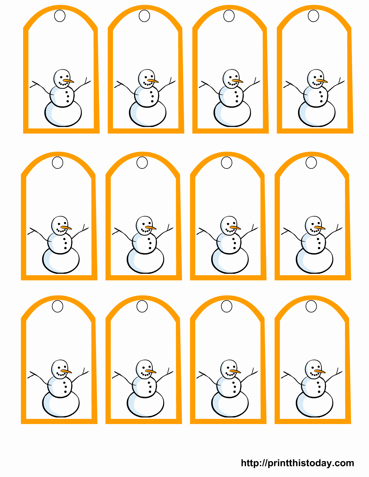 Printable Blank Gift Tags Templates Of 6 Best Of Free Printable Gift - Free Online Gift Tags Printable