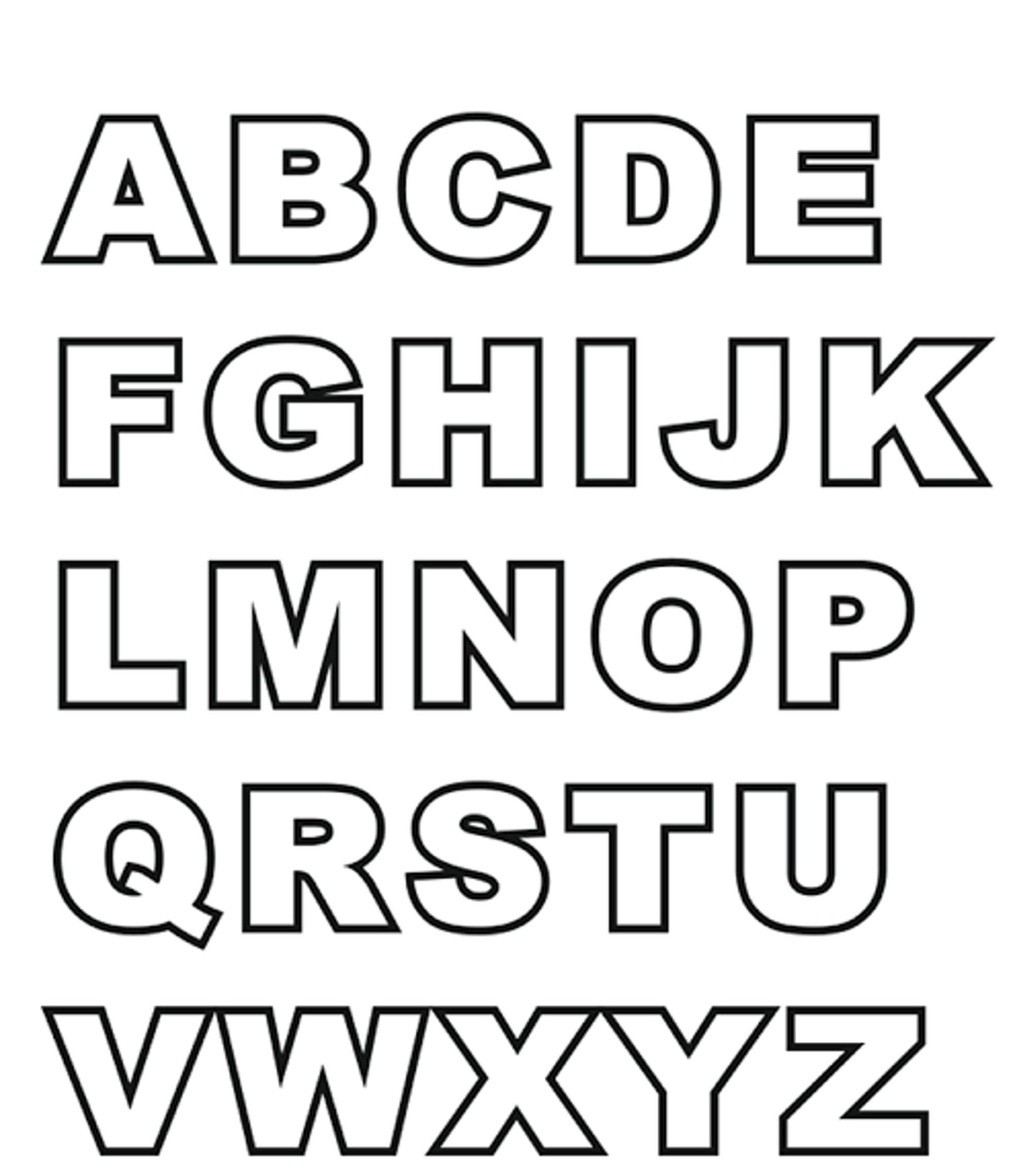 Printable Block Letters Freepsychiclovereadings | Fonts | Abc - Free Printable Block Letters