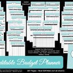 Printable Budget Planner/finance Binder Update   All About Planners   Free Printable Budget Binder Worksheets