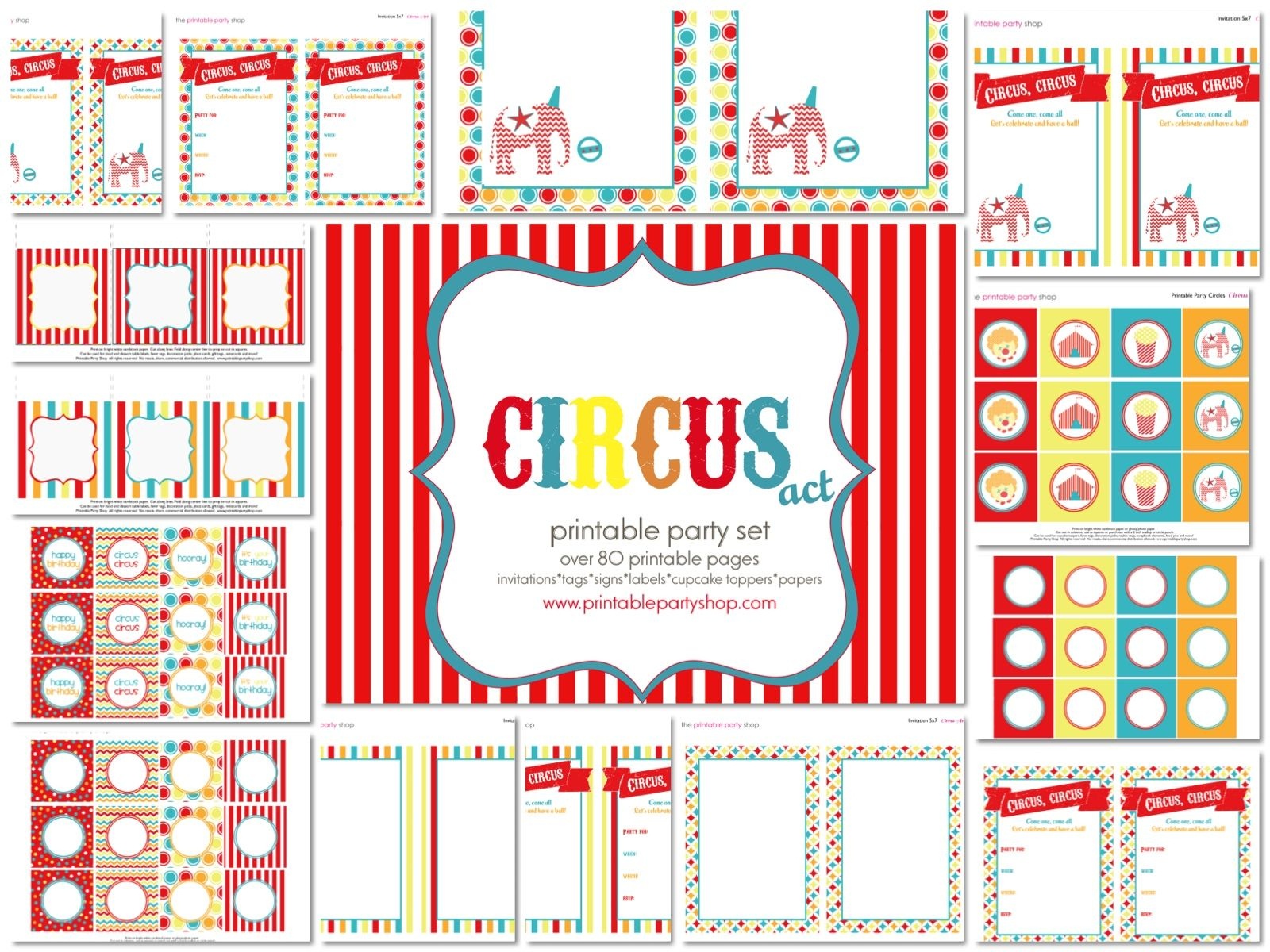 Printable Carnival Signs | 7 Best Images Of Free Vintage Circus - Free Printable Party Signs