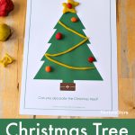 Printable Christmas Tree Play Dough Mat   Nurturestore   Free Printable Christmas Ornament Crafts