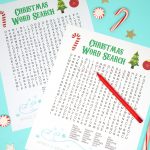 Printable Christmas Word Search For Kids & Adults   Happiness Is   Free Printable Christmas Puzzle Games