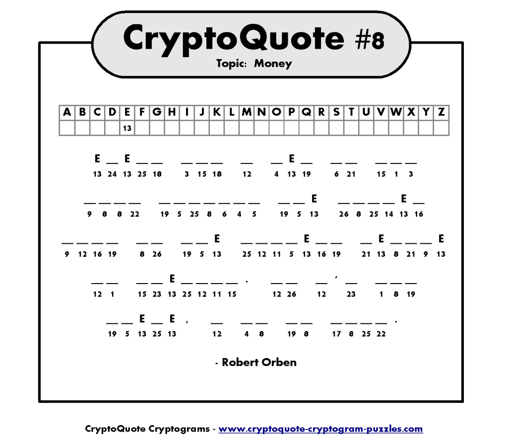 Printable Cryptograms For Adults - Bing Images | Projects To Try - Free Printable Cryptograms