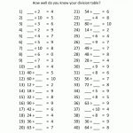 Printable Division Worksheets 3Rd Grade   Free Printable Time Worksheets For Grade 3