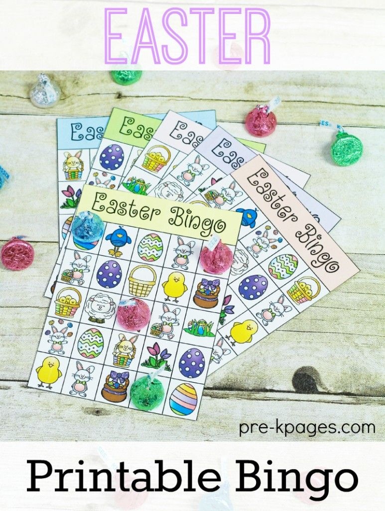 Printable Easter Bingo Game | Preschool Easter Theme | Easter Bingo - Free Printable Religious Easter Bingo Cards