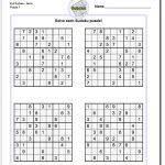 Printable Evil Sudoku Puzzles | Math Worksheets | Sudoku Puzzles   Download Printable Sudoku Puzzles Free