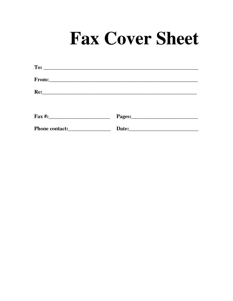 Printable Fax Cover Sheet Template Futuristic Vision Professional - Free Printable Fax Cover Sheet