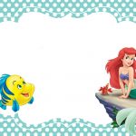 Printable Little Mermaid Invitation Card | Mermaid In 2019 | Little   Free Little Mermaid Printable Invitations