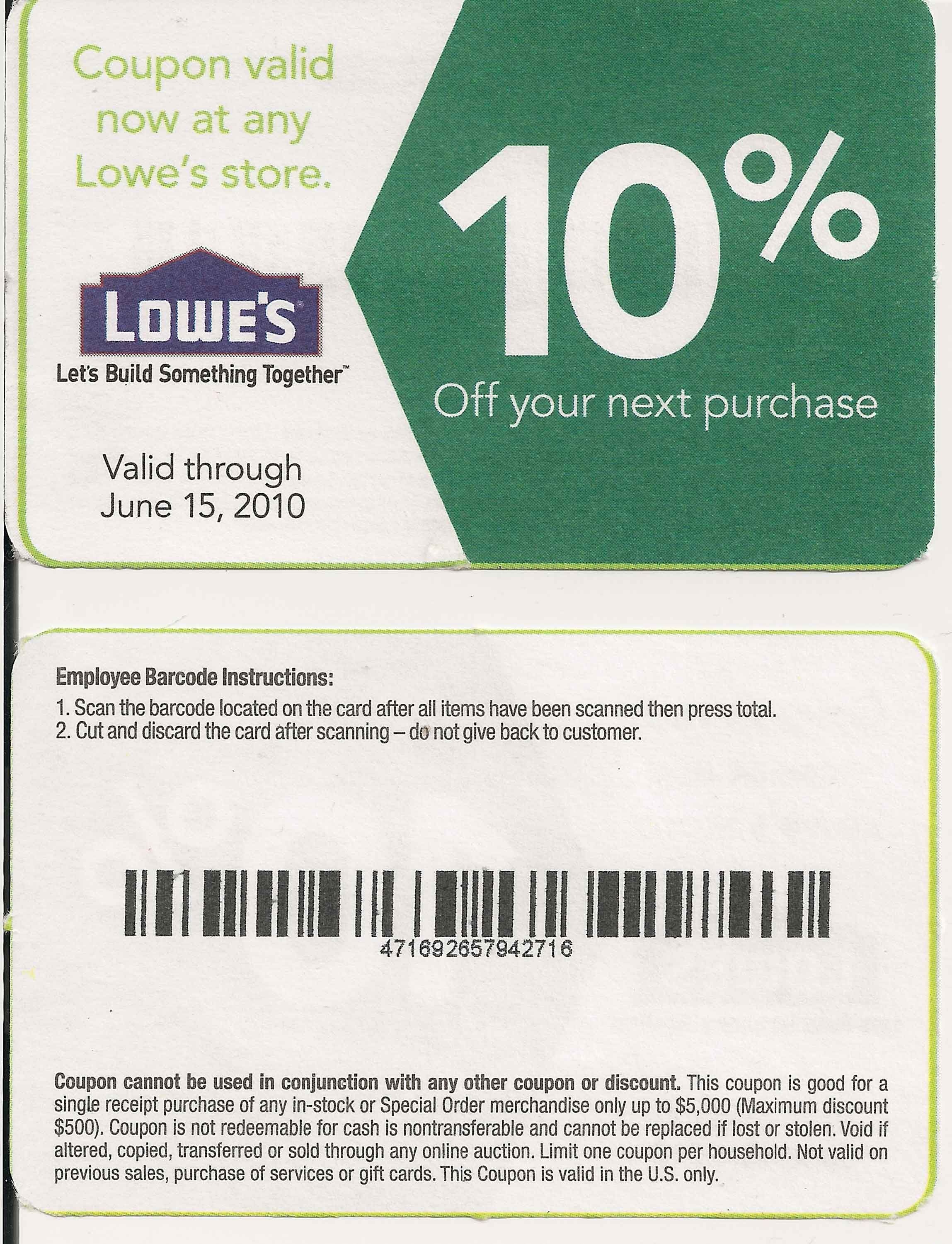 Free Printable Lowes Coupons Free Printable