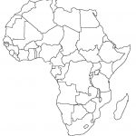 Printable Map Of Africa | Africa World Regional Blank Printable Map   Free Printable Worksheets On Africa