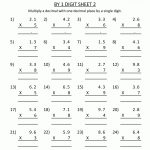 Printable Multiplication Sheets 5Th Grade   Multiplying Decimals Free Printable Worksheets