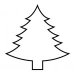 Printable Paper Christmas Tree Template Clip Art Coloring Pages   Free Printable Christmas Tree Images
