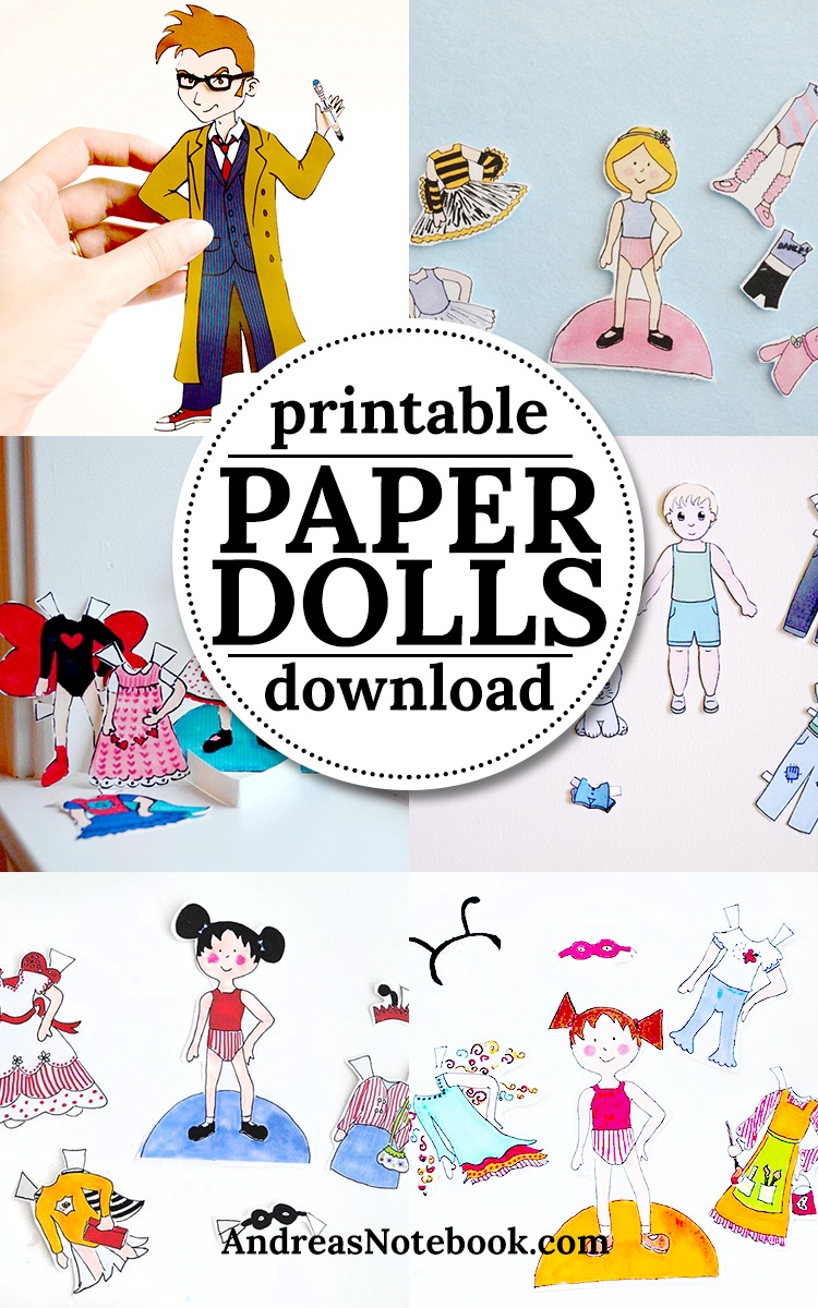 Printable Paper Dolls Kids Love - Free Printable Paper Dolls