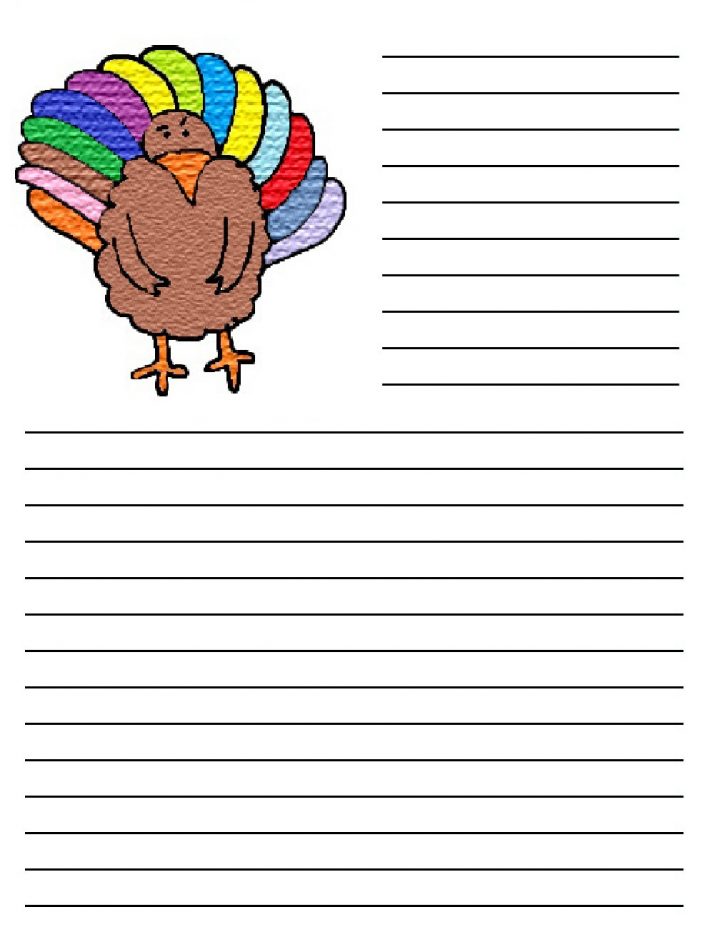 Free Printable Thanksgiving Writing Paper