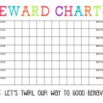 Printable Reward Chart   The Girl Creative   Free Printable Reward Charts For Teenagers
