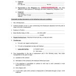 Printable Sample Employment Contract Sample Form | Laywers Template   Free Printable Contracts