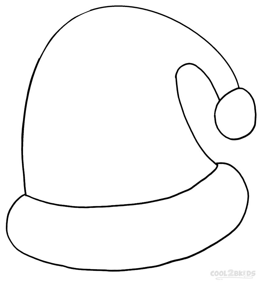 Santa Hat Template Printable